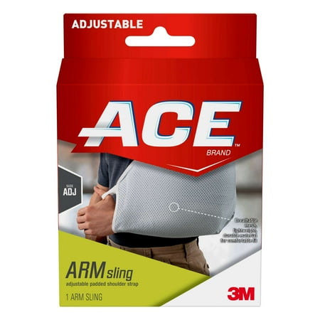 ACE  Brand Arm Sling, Adjustable, Gray, 1/Pack