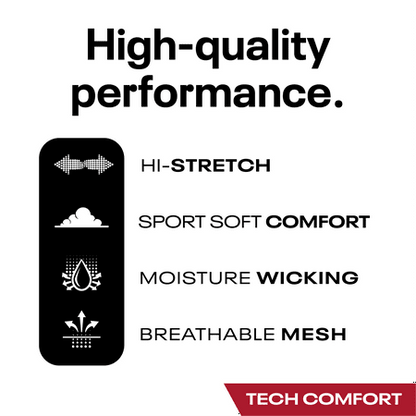 Men's XL - Reebok Underwear Tech Comfort Long Length Boxer Brief - 3 Pack