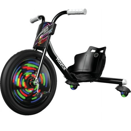 Razor RipRider 360 Lightshow - 3 Wheeled Drift Trike with Lights