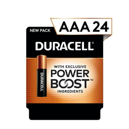 Duracell PowerBoost AAA Batteries, 24 Pack *Damaged Box*