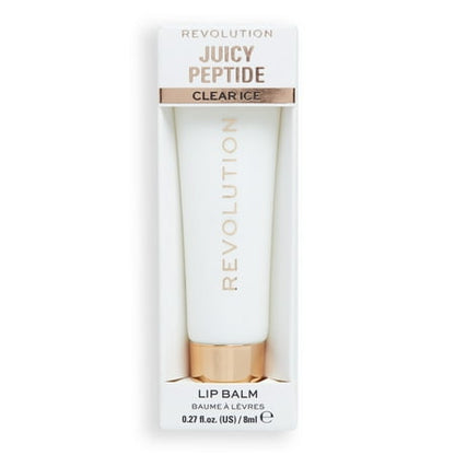 Revolution Juicy Peptide Lip Balm Clear Ice