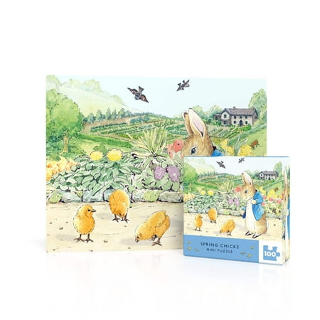 New York Puzzle Company Spring Chicks Mini 20 Piece Mini Puzzle