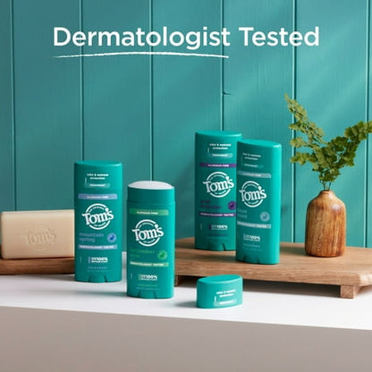 Tom's of Maine Wild Lavender Natural Deodorant, Aluminum Free, Odor & Wetness Protection, 3.25 oz