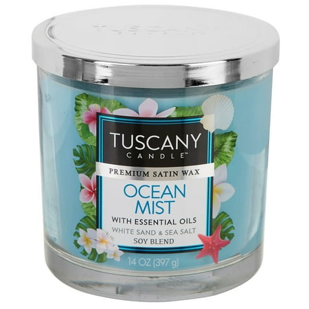 Tuscany Scented Candle - Ocean Mist - 14 oz