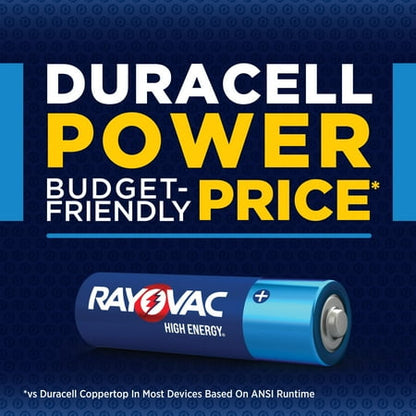 Rayovac High Energy AA Batteries (8 Pack), Double A Batteries