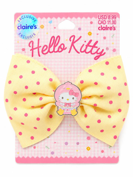 Claire's Hello Kitty Yellow Hair Bow