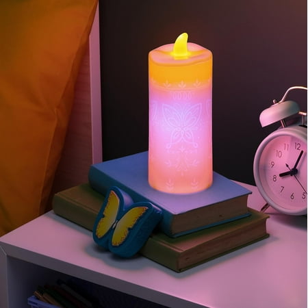Paladone Disney Encanto Candle Light with Butterfly Remote | Magical Color Changing Light Decoration | Requires 5x AAA Batteries Not Included