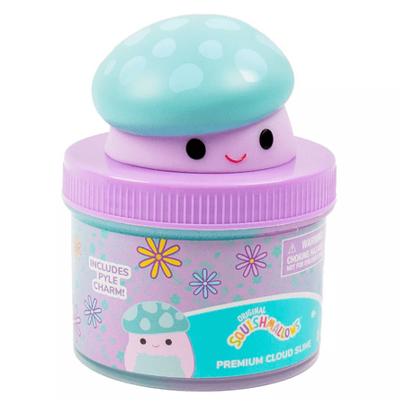 Squishmallows 6 and Plus Slime, Sweet Grape Pyle Purple & Blue, 8 oz Jar