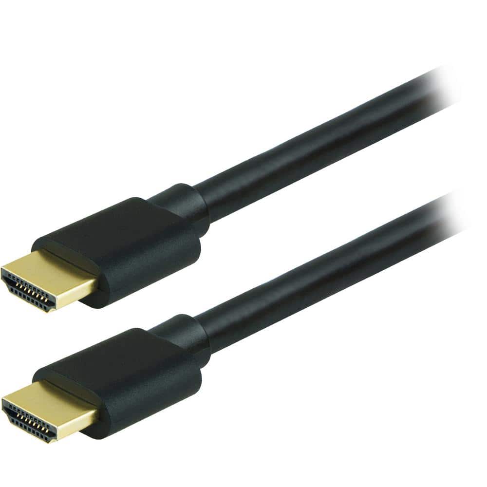 GE 15 ft. HDMI Cable, Black, 4K Ultra HD