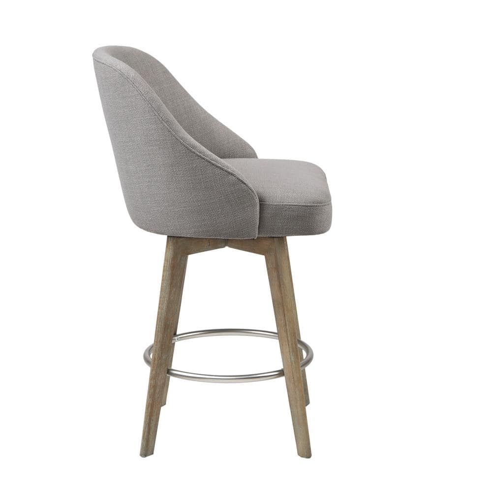 Pearce Counter Stool with Swivel Seat, Grey