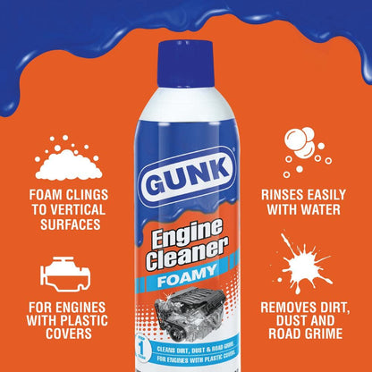 Foamy Engine Cleaner and Degreaser Spray 17 oz *Packaging May Vary*