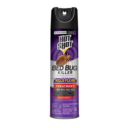 Bed Bug and Flea Killer Aerosol Spray Treatment with Egg Kill 17.5 oz