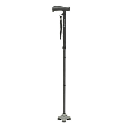 Freedom Edition Folding Cane with T Handle in Black *Damaged Packaging*