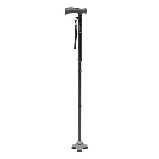 Freedom Edition Folding Cane with T Handle in Black *Damaged Packaging*