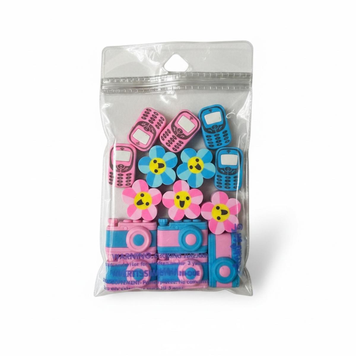Claire's Retro Tech Eraser Set