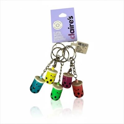 Claire's Kawaii Bubble Tea Keychain Set