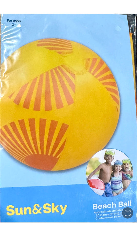 Sun & Sky Beach Ball