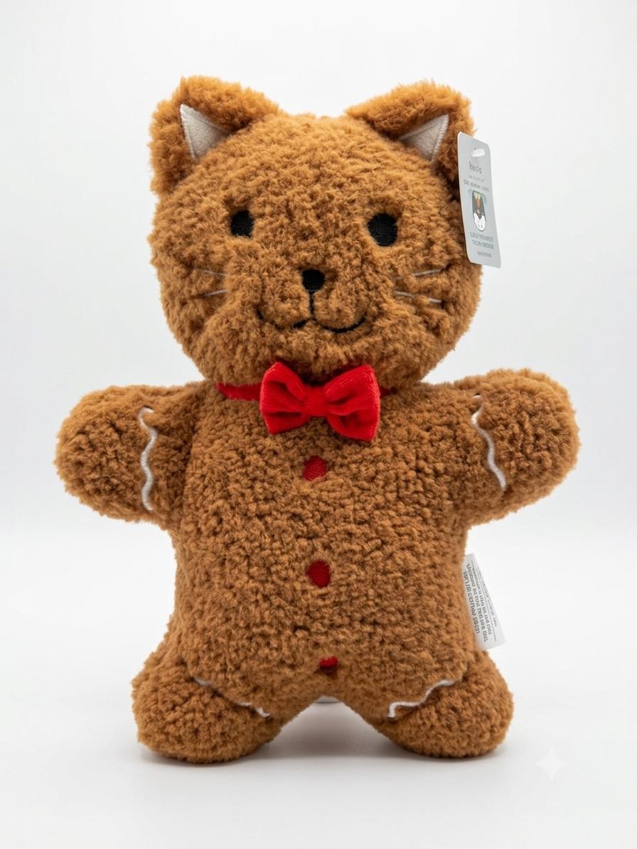 Gingerbread Cat Plushy