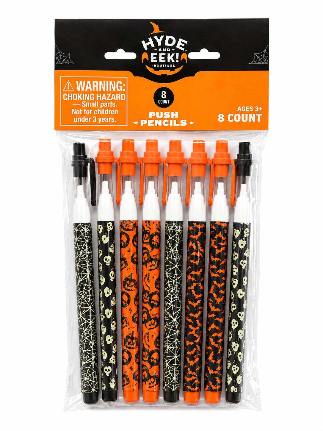 Halloween Push Pencils - 8 Count