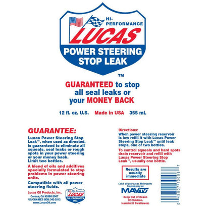 12 oz. Power Steering Stop Leak