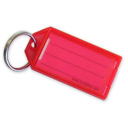 Key Tag Identification Tags with Split Key Rings 2-Pack *Color Chosen at Random*