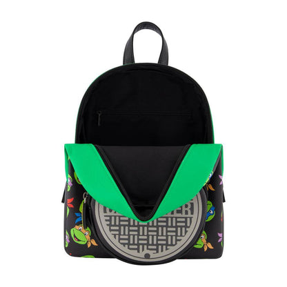 TMNT Sewer Cap 10 in. Multi Mini BACKPACK