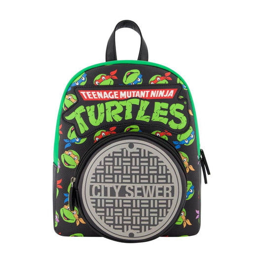 TMNT Sewer Cap 10 in. Multi Mini BACKPACK