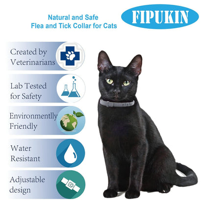 Fipukin Natural Flea & Tick Collar for Cats