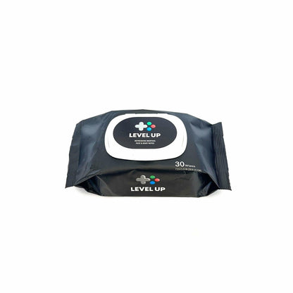 Level Up Refreshing Menthol Face & Body Wipes, 30 ct