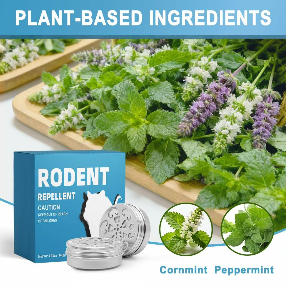 Rodent Repellent for Cars with Peppermint Oil