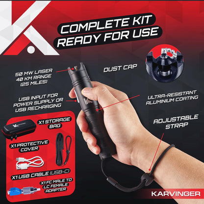 Karvinger - Powerful Rechargeable Visual Fault Locator