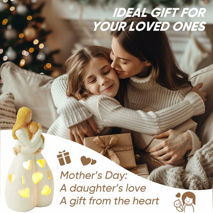 Homemory Statue Daughter/Friend/Sister Hug - White