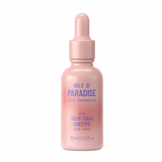 Isle of Paradise Self Tanning Face & Body Drops- Light, 1.01 fl. oz