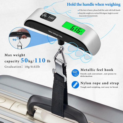 Luggage Scale, 110lb Luggage Weight Scale Color Chosen at Random