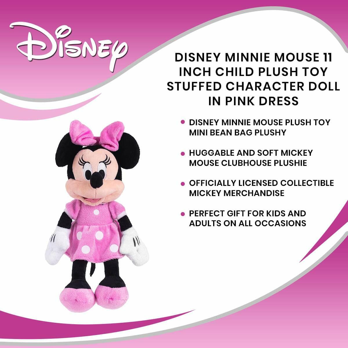 Minnie Disney Pink 11" Beans Plush