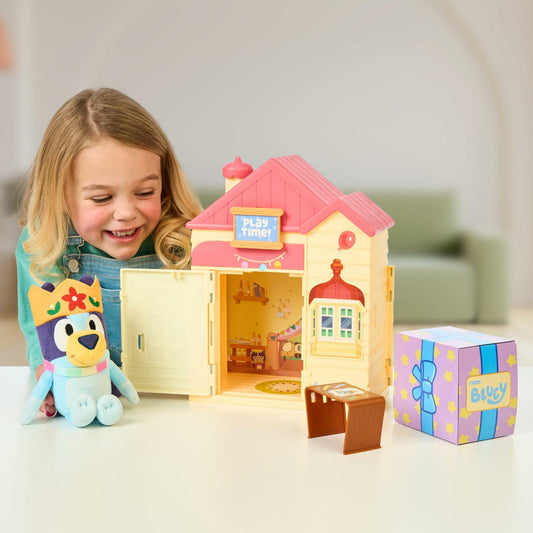 Bluey’s Play Date Plush Surprise Toddler House Playset