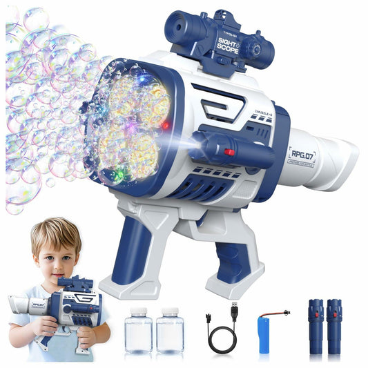 Automatic Refill Bubble Machine Gun