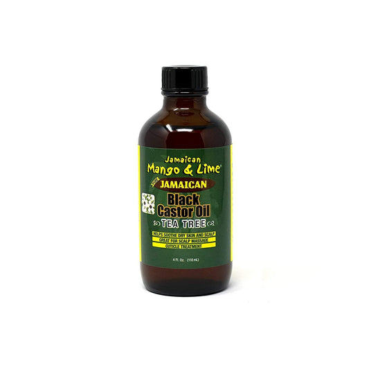 Jamaican Mango & Lime Black Castor Oil (4oz  Tea Tree)