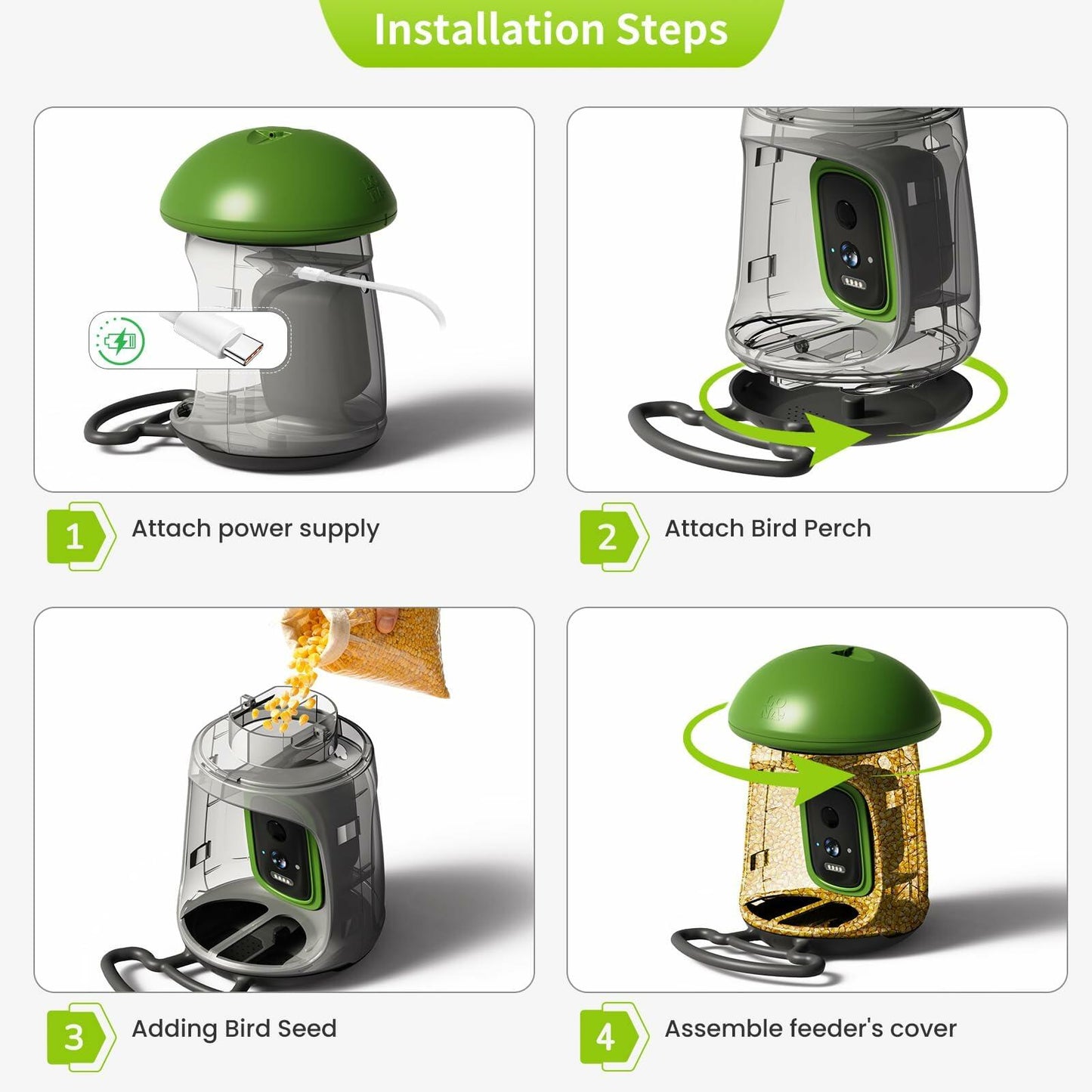 Smart Bird Feeder with Camera