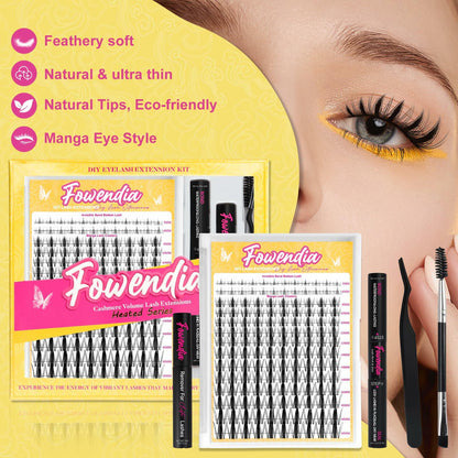 Fowendia Lash Clusters Kit  - Anime Lashes
