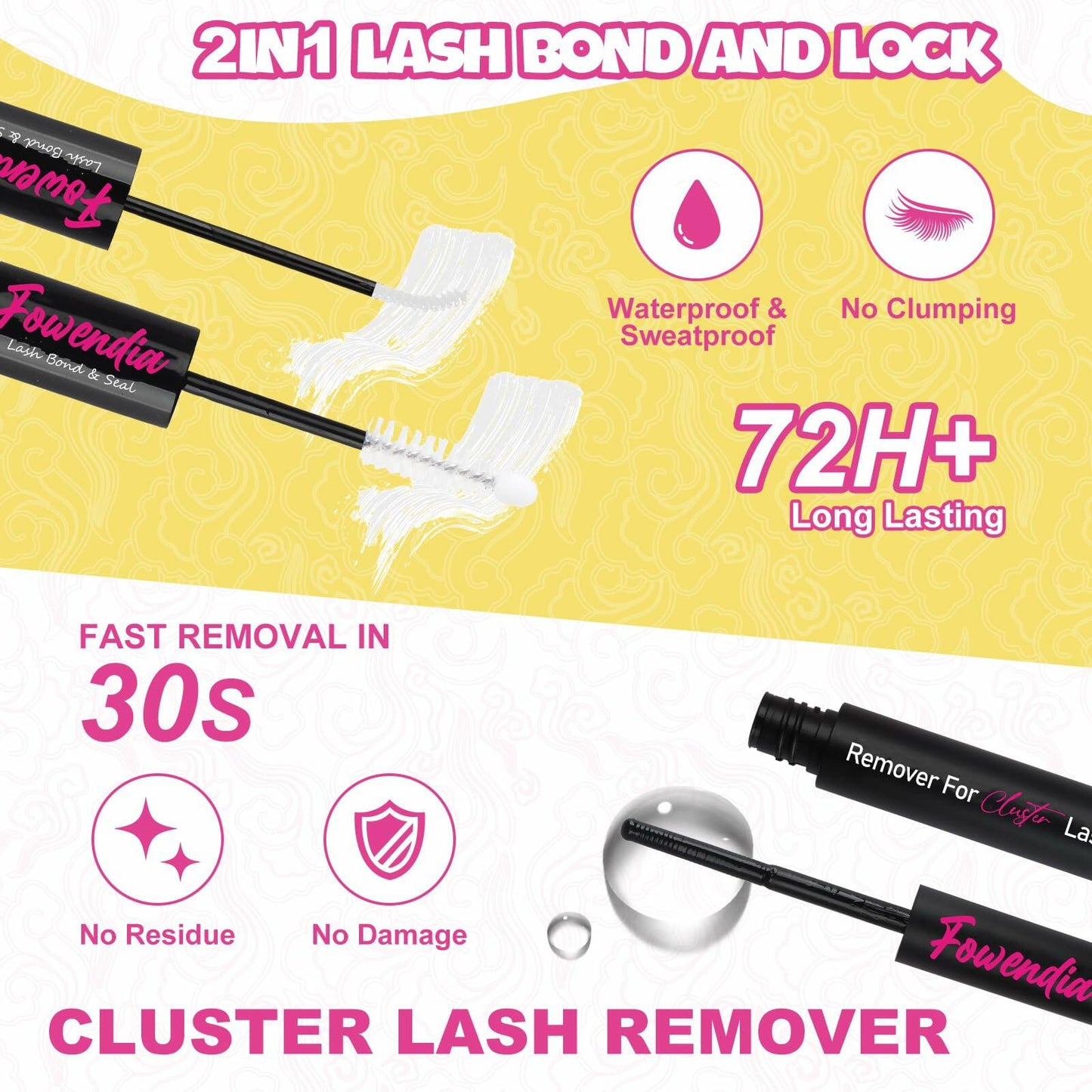 Fowendia Lash Clusters Kit  - Anime Lashes