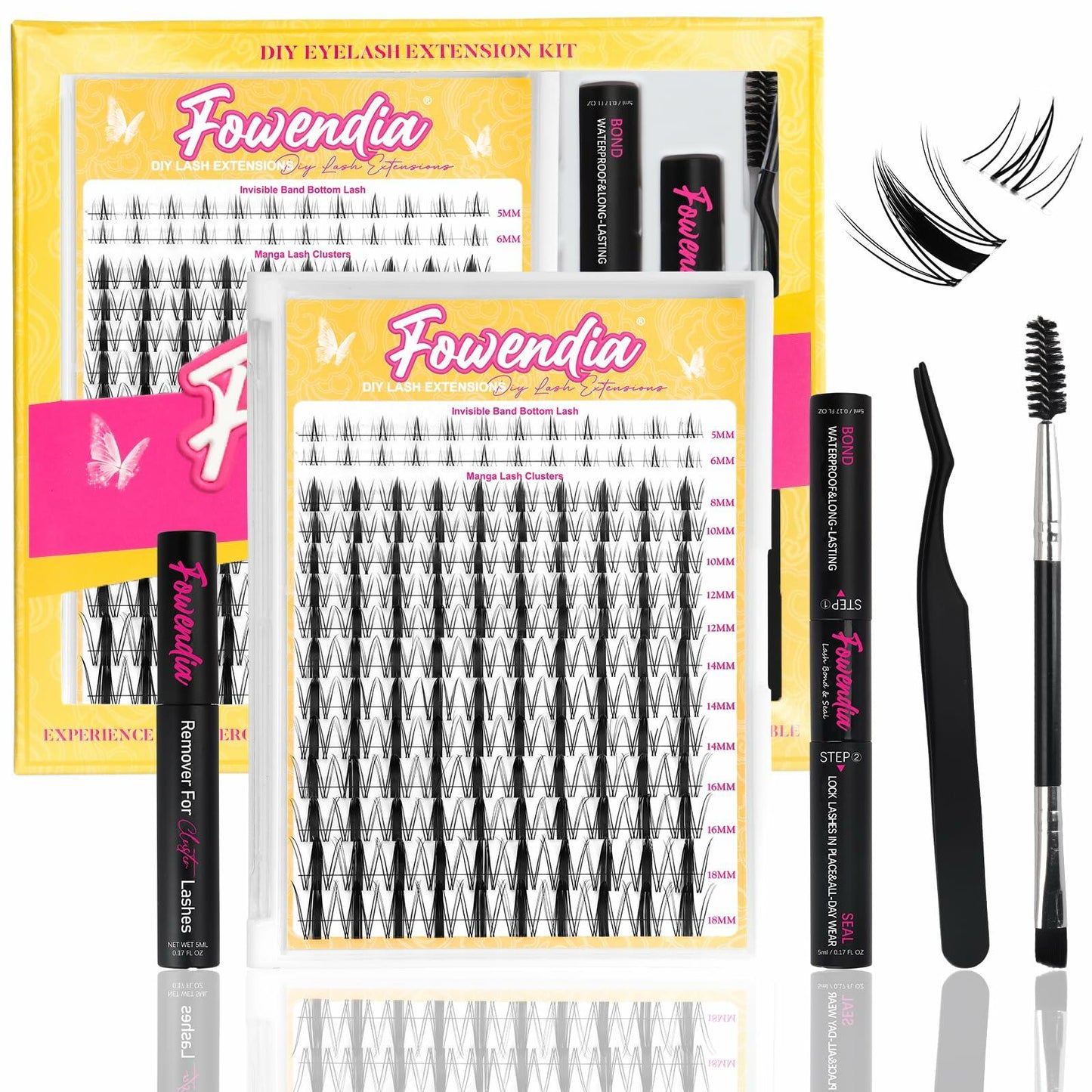 Fowendia Lash Clusters Kit  - Anime Lashes
