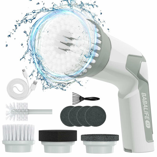 Electric Spin Scrubber (Gray)