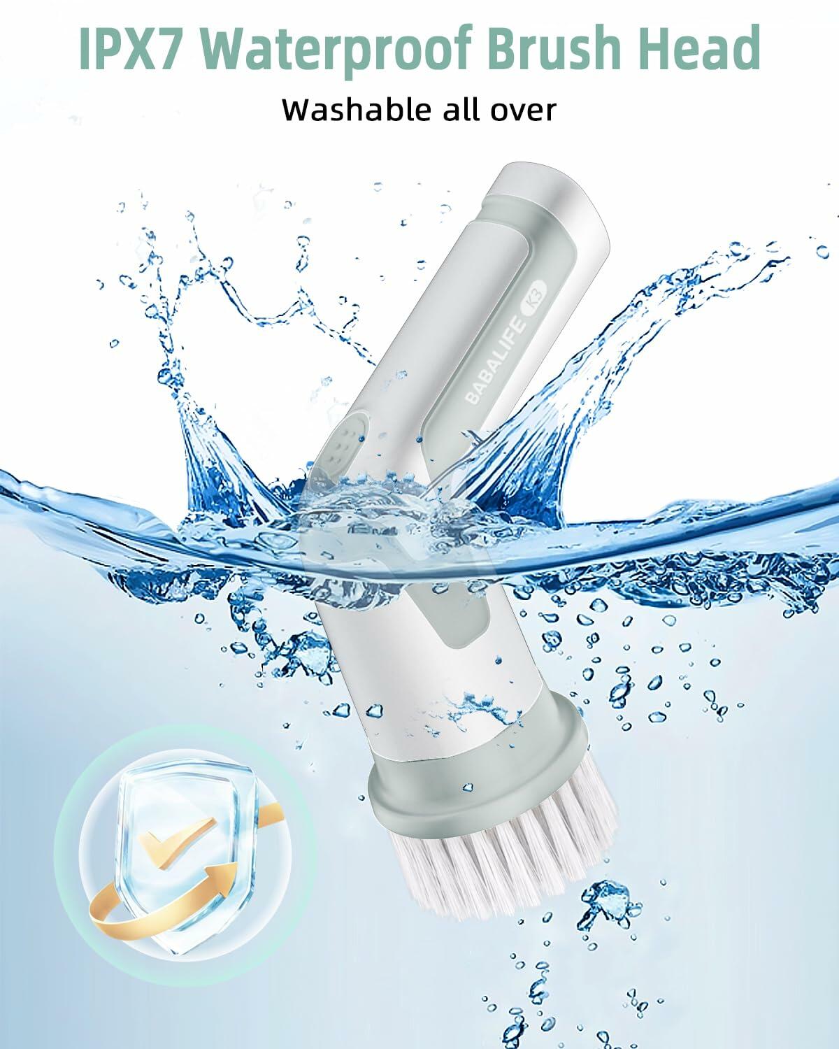 Electric Spin Scrubber (Gray)