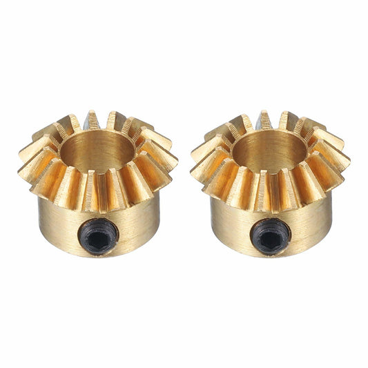 uxcell 2pcs Bevel Gear 0.8 Module 1:1 Reduction Rate