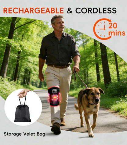 Red Light Therapy & Vibration Knee Massager