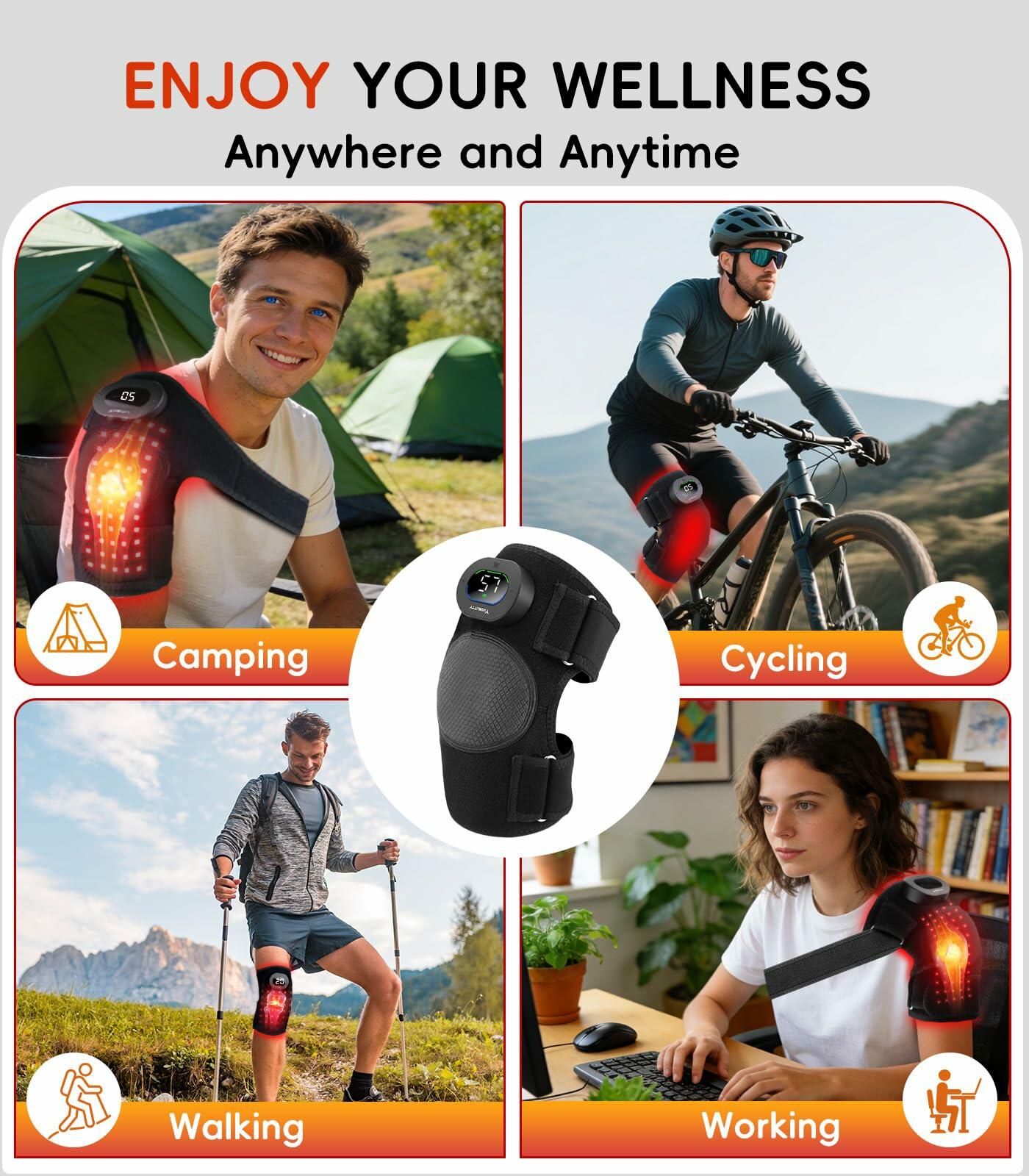 Red Light Therapy & Vibration Knee Massager