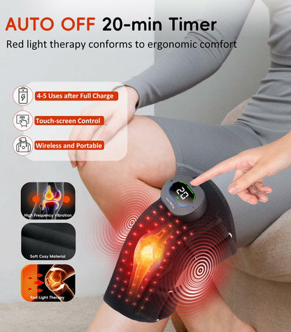 Red Light Therapy & Vibration Knee Massager