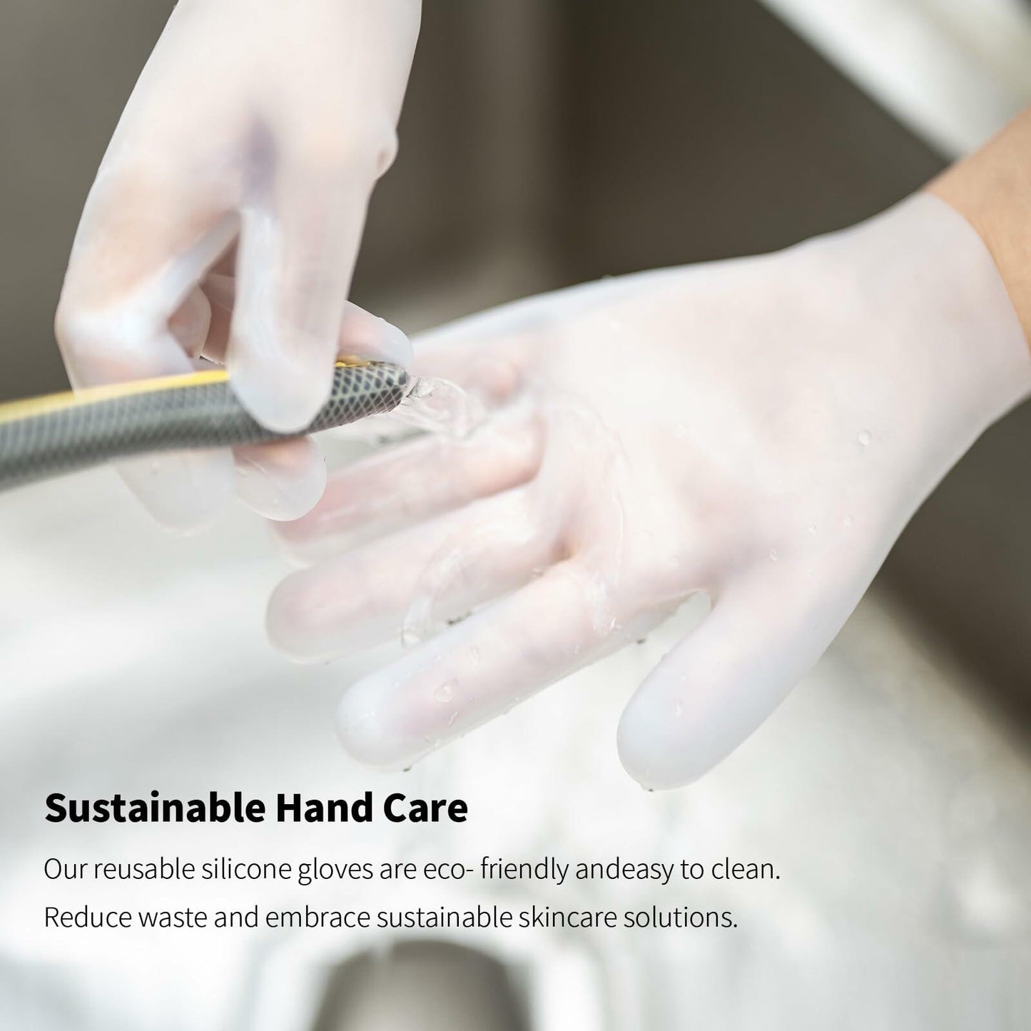 Touchscreen Silicone Moisturizing Gloves (White)
