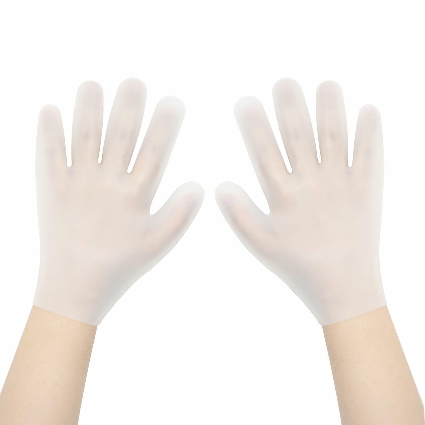 Touchscreen Silicone Moisturizing Gloves (White)